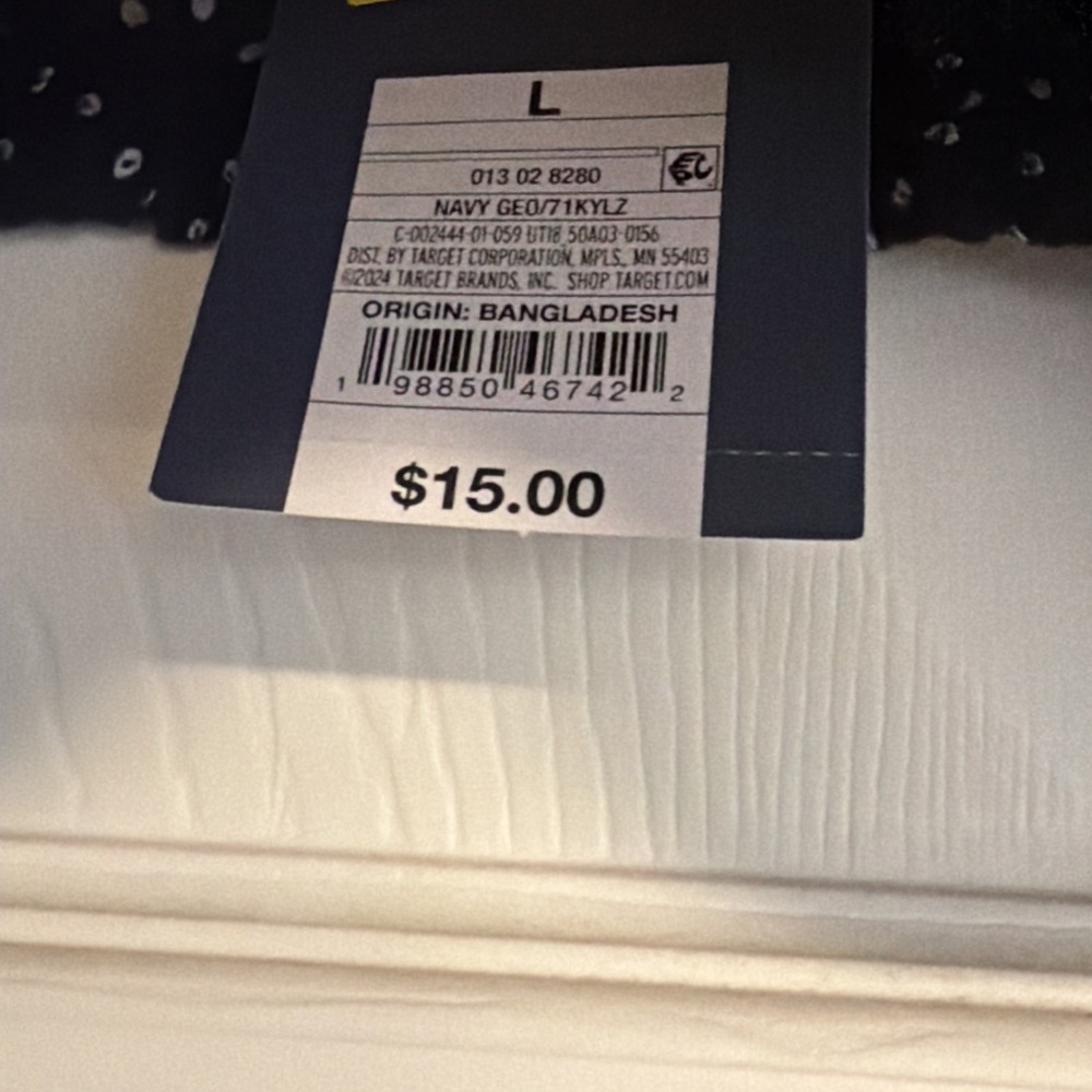 Universal Thread Women's Tube Top Navy Size Large - New With Tags - Picture 5 of 5